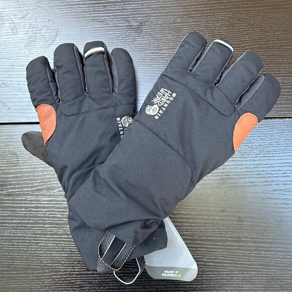 Mountain Hardwear Cloud Bank Gore-Tex Gloves Men's Large Black Waterproof Winter - Picture 1 of 9